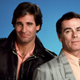 Scott Bakula and Dean Stockwell in promotional image for 1989's Quantum Leap.